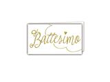 Biglietti bomboniere Cromo 100pz. - Battesimo neutro
