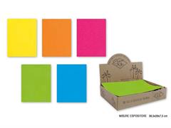 Carta regalo tinta unita fluo 100 fogli - Assortiti