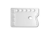 Tavolozza rettangolare in plastica 25x17 