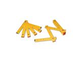 Metro a 10 stecche in legno tascabile