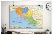 Cartina Geografica Campania 100×140 cm plastificata – CWR