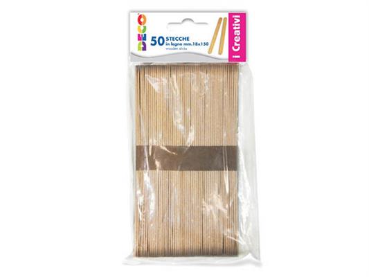 Stecche in legno 15x1,8 50 pz.