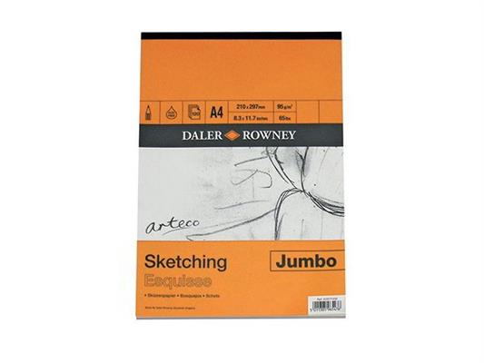 Blocco per schizzi A3 120 fogli Arteco Sketch Jumbo