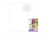 Cartoncino ondulato 50x70 10 fogli - Bianco 