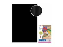 Cartoncino ondulato 50x70 10 fogli - Nero