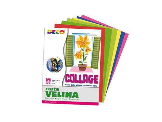 Album Carta Velina 24x34 24 fogli Assortiti