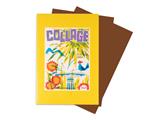 Carta Collage Vellutata 35x50 24 fogli - Marrone