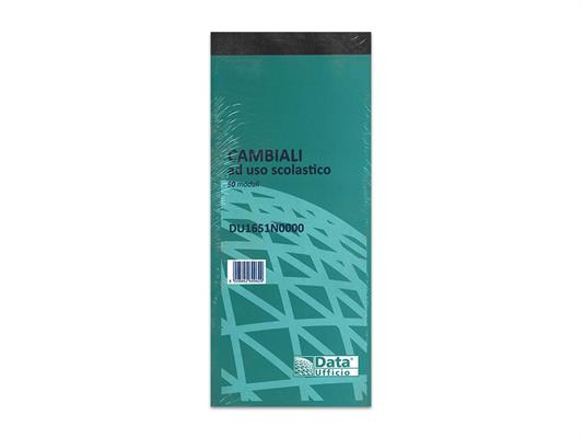 Blocco cambiali uso scuola