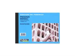 Blocco presenze mensili A5 2 copie