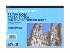Blocco prima nota Cassa/Banca A4 2 copie
