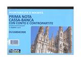 Blocco prima nota Cassa/Banca A4 2 copie