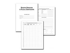 Registro pulizia e sanificazione 28 pagine