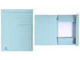 Cartella 3 lembi 50pz. - Azzurro