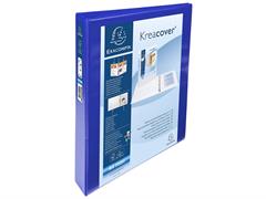 Custodia A4 personalizzabile 4 anelli dorso 30-blu