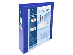 Custodia A4 personalizzabile 4 anelli dorso 60 - Blu