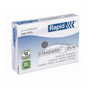 Punti 21/4 - 4mm. per cucitrice Rapid Standard passo 6 2000pz.