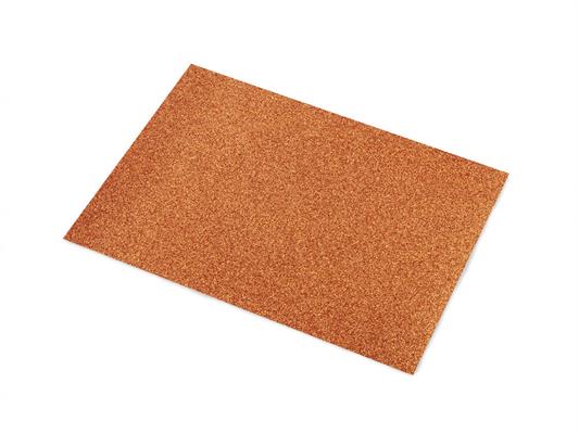Cartoncino Glitter Rame 50x65 5pz. 330 g/m