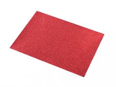 Cartoncino Glitter Rosso 50x65 5pz. 330 g/m