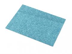 Cartoncino Glitter Azzurro 50x65 5pz. 330 g/m