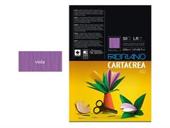 Cartacrea Liscio/Ruvido A4 220gr. 50 fogli - Viola