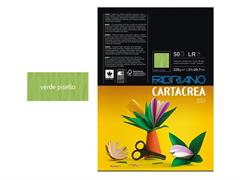 Cartacrea Liscio/Ruvido A4 220gr. 50 fogli - Verde pisello