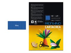 Cartacrea Liscio/Ruvido A4 220gr. 50 fogli - Blu