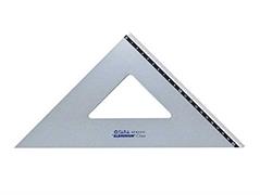 Squadra alluminio 45° 32cm.