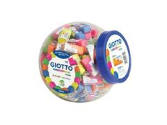 Minigomma Fluo' Giotto 120pz. Boccia