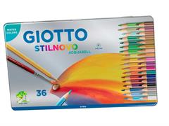 Pastelli Stilnovo Acquarell scatola metallo a 36 colori 