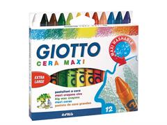 Pastelli a cera maxi 12 pezzi