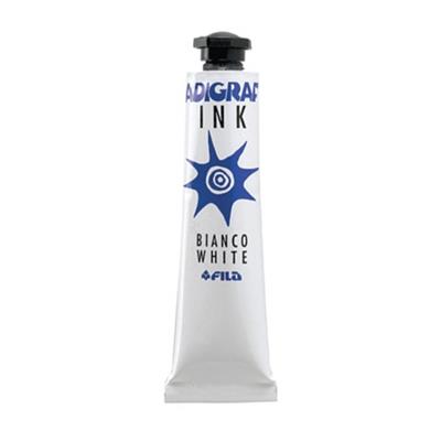 Inchiostro ad acqua miscelabile tubetto 20ml. - Bianco