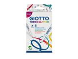 Pennarelli Turbo Glitter Astuccio 8 pz. in Espositore 10 pz.