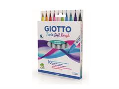 Pennarelli Giotto Turbosoft Brush 10pz.