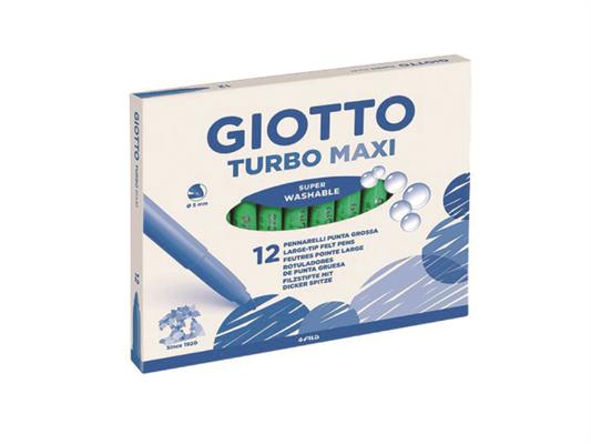 Pennarelli Turbo Maxi Verde 12pz.