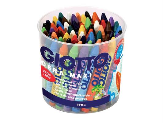 Pastelli a cera Maxi 60pz. 