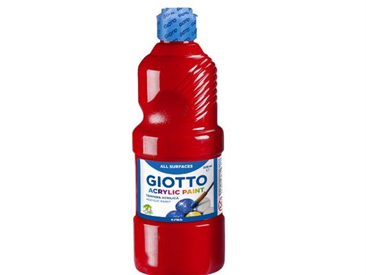 Tempera acrilica 500 ML - Rosso