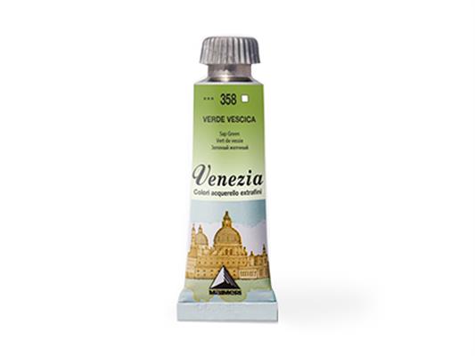 Tubo Venezia Acquerelli 15ml - Verde Vescica