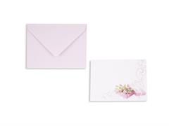 Biglietti+Buste Mignon Fiori Ornamenti