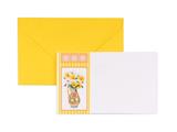 Biglietti+Buste Fiori de luxe formato 4 100 pz.