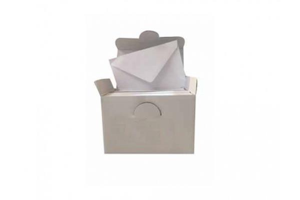 Busta 9x14 N.9 Bianca 100pz.