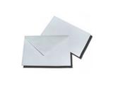 Biglietto + busta opalina N.9 200/200 pz. - Bianco 