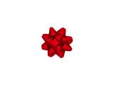 Coccarde adesive metallizzate 5 mm. 100 pz. - Rosso