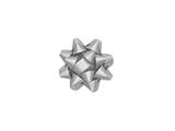 Coccarde adesive metallizzate 6,5 mm. 100 pz. - Argento