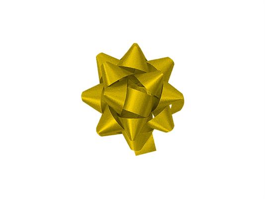 Coccarde adesive metallizzate 10 mm. 100 pz. - Oro