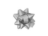 Coccarde adesive metallizzate 14 mm. 100 pz. - Argento