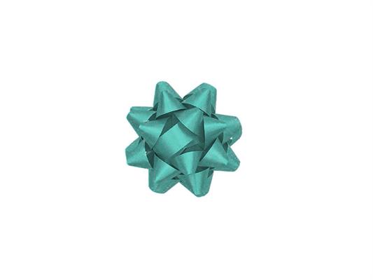 Coccarde adesive Metal 6,5 mm. 100 pz. - Turchese