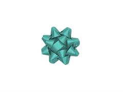 Coccarde adesive Metal 6,5 mm. 100 pz. - Turchese