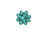 Coccarde adesive Metal 6,5 mm. 100 pz. - Turchese