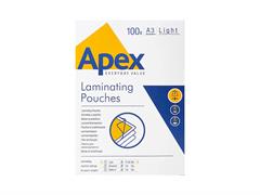 Pouches A3 125 Micron 100pz. -Apex-