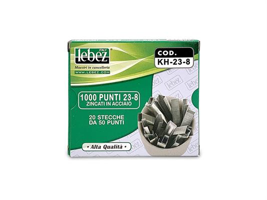 Punti per cucitrici H-K 23/8 1000pz.